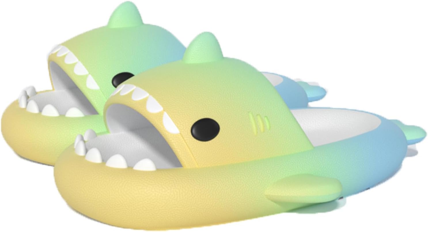 Тапочки Zureto Shark Cloud, милые тапочки с рисунком акулы для дома и улицы для женщин и мужчин, синий/зеленый/желтый
Тапочки Zureto Shark Cloud, милые тапочки с рисунком акулы для дома и улицы для женщин и мужчин, синий/зеленый/желтый