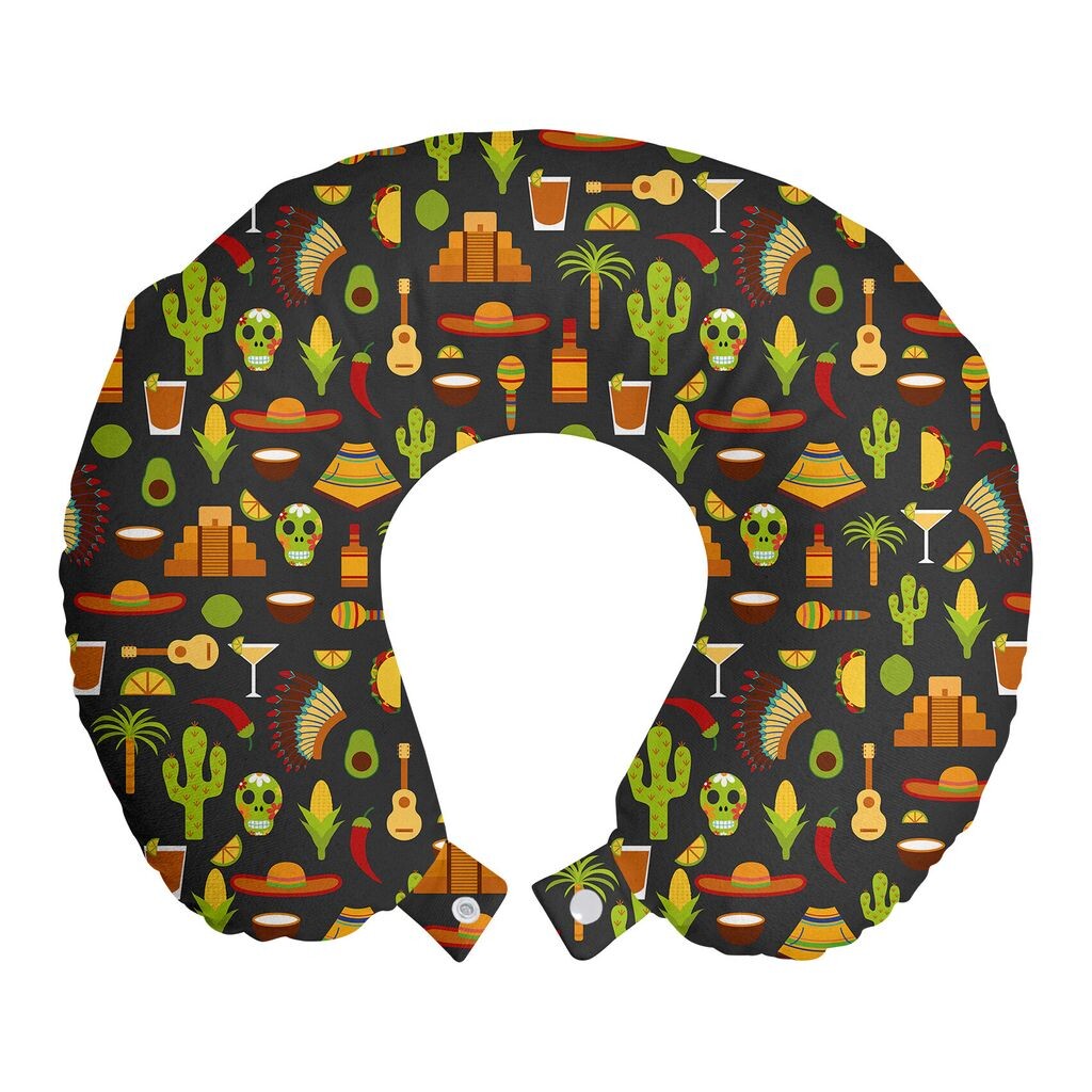 ABAKUHAUS Mexico Travel Pillow Подушка для шеи, традиционный узор, пенопластовые дорожные принадлежности для самолета и автомобиля, 30x30 см, угольно-серый белый
ABAKUHAUS Mexico Travel Pillow Подушка для шеи, традиционный узор, пенопластовые дорожные принадлежности для самолета и автомобиля, 30x30 см, угольно-серый белый