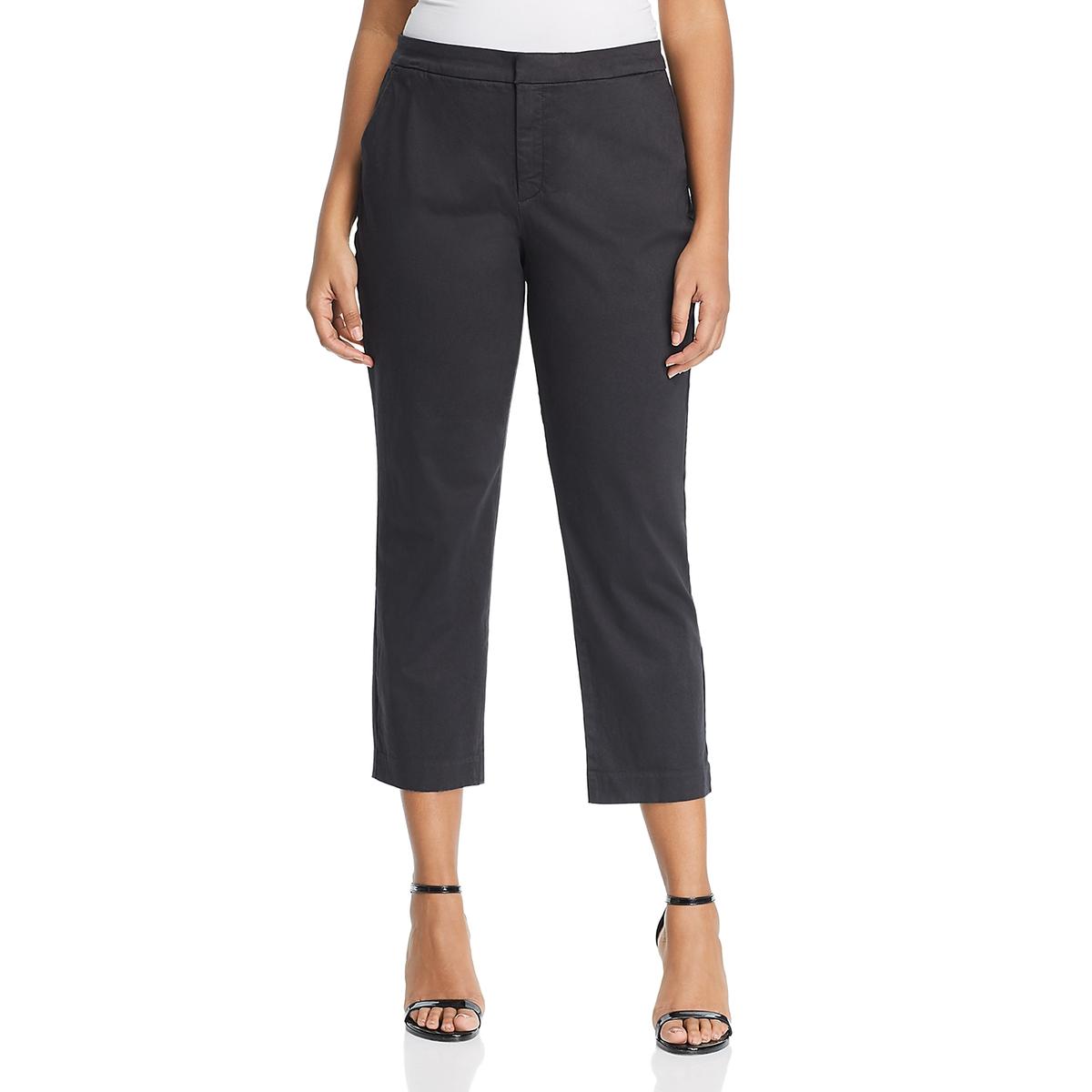 Женские укороченные брюки с высокой посадкой Plus NYDJ, черный
Женские укороченные брюки с высокой посадкой Plus NYDJ, черный