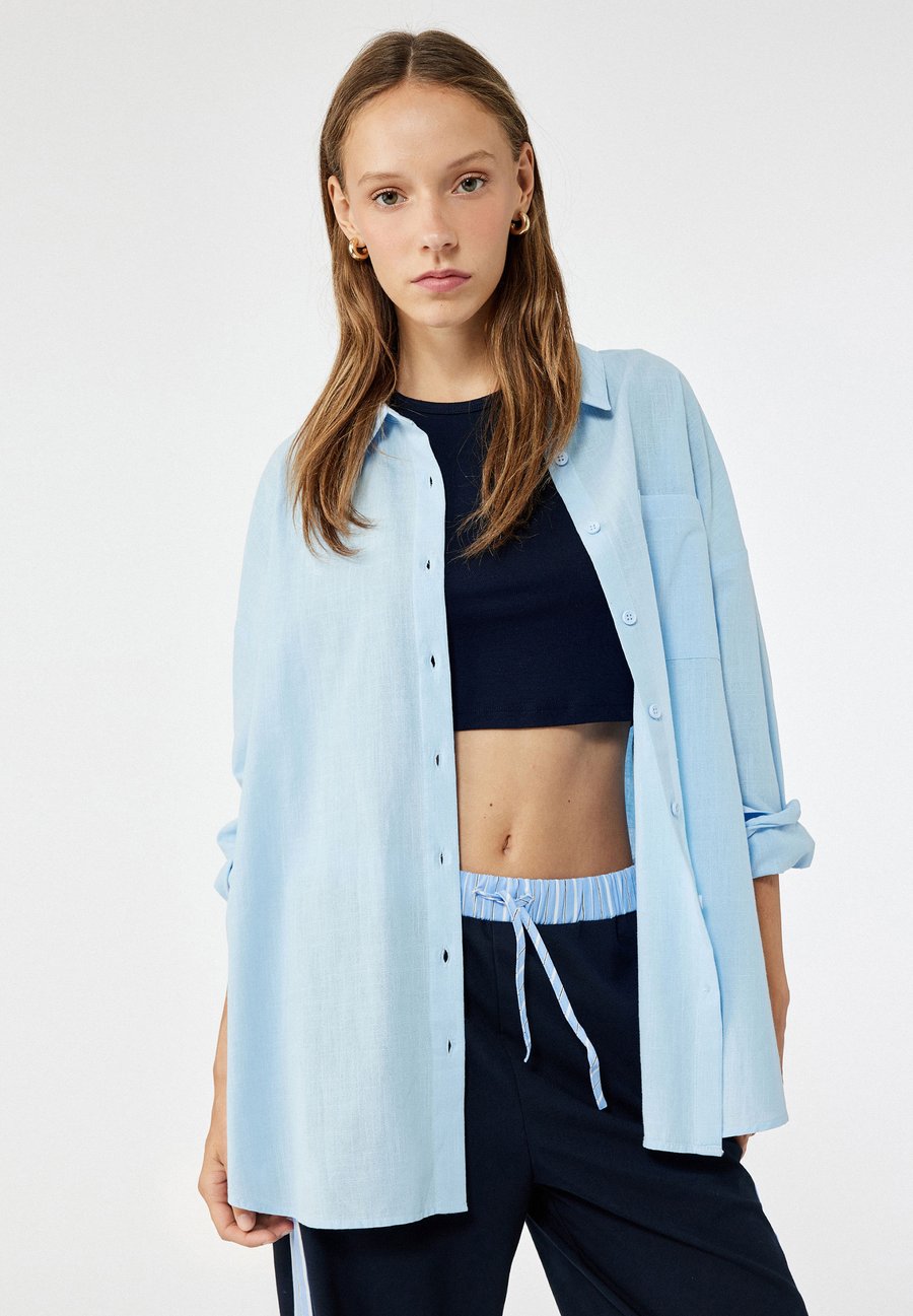 Блуза Koton Button-down blouse, Blue
Блуза Koton Button-down blouse, Blue