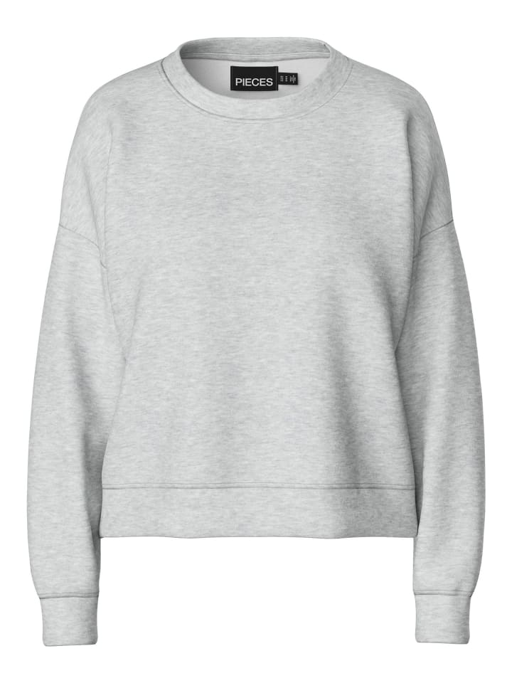 Толстовка Pieces, светло-серый меланж
Толстовка Pieces, светло-серый меланж