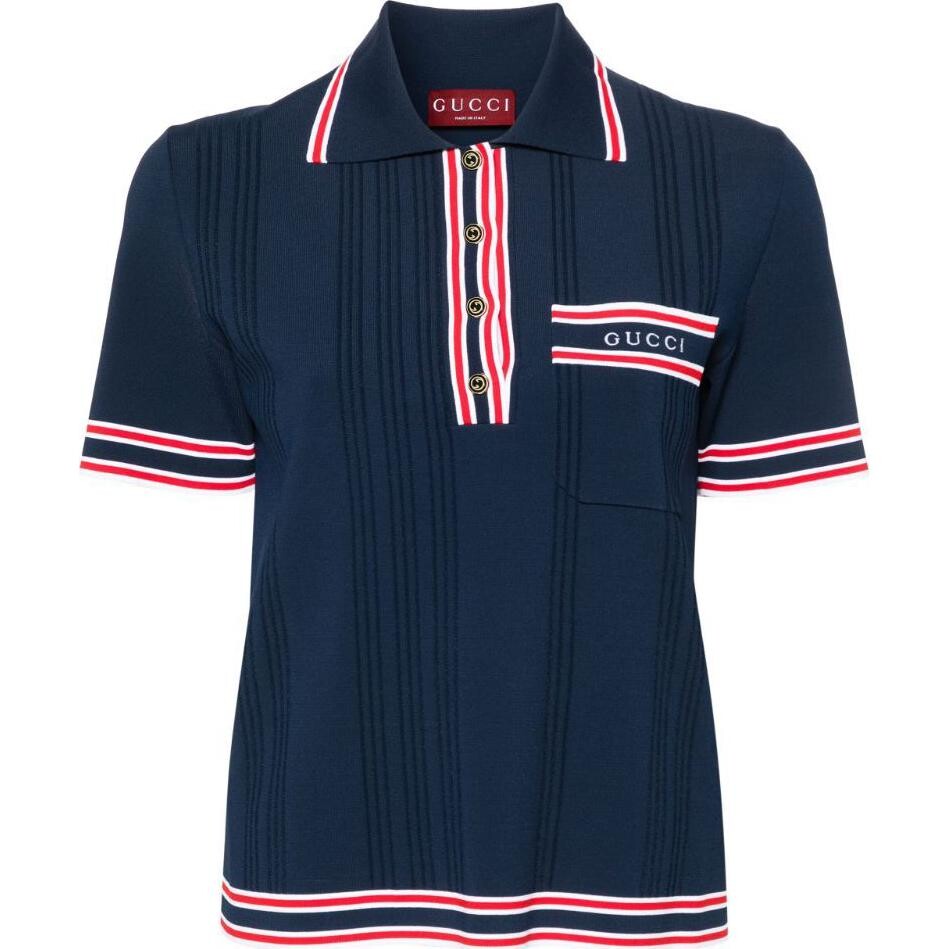 Рубашка поло женская темно-синяя Gucci
Рубашка поло женская темно-синяя Gucci