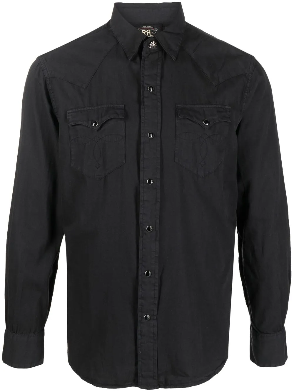 Рубашка Heritage на кнопках Ralph Lauren RRL, черный
Рубашка Heritage на кнопках Ralph Lauren RRL, черный