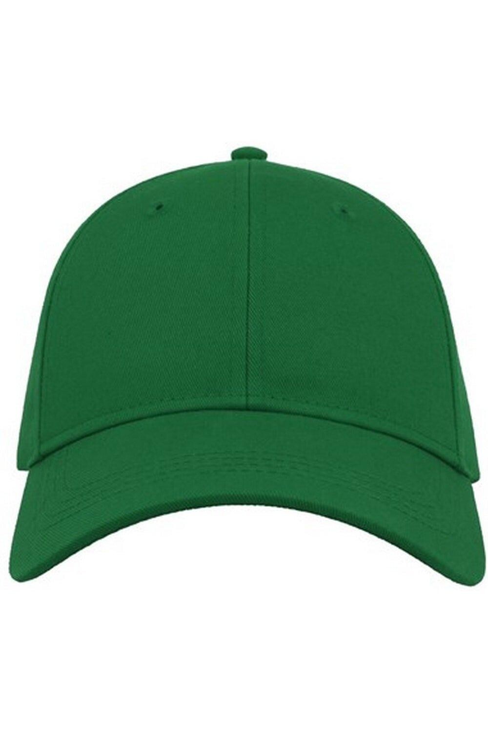 Бейсбольная кепка из изогнутого твила Atlantis, зеленый