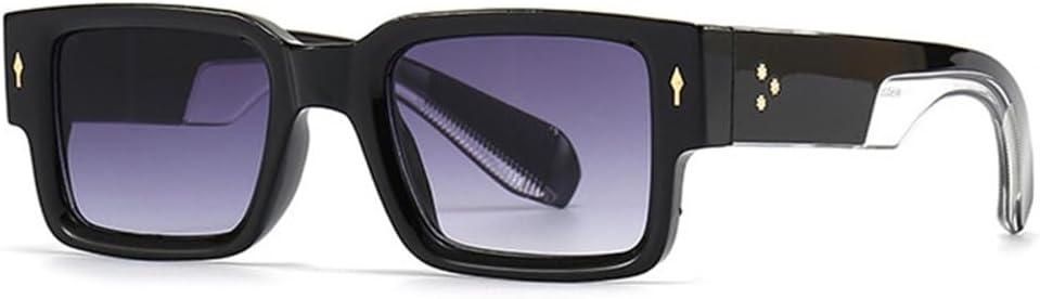 Модные женские солнцезащитные очки в стиле панк с заклепками, винтажные мужские солнцезащитные очки с градиентным покрытием и защитой от УФ-излучения UV400 TYUVIVO, Black Gray Gradient
Модные женские солнцезащитные очки в стиле панк с заклепками, винтажные мужские солнцезащитные очки с градиентным покрытием и защитой от УФ-излучения UV400 TYUVIVO, Black Gray Gradient