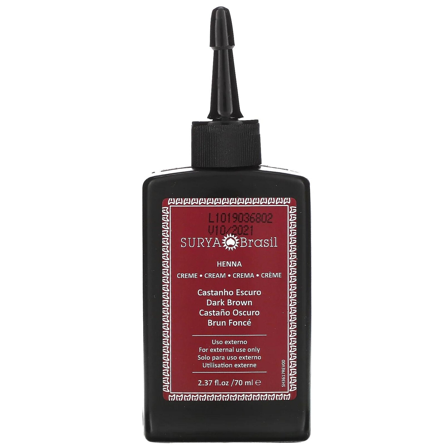 Surya Brasil Крем из хны темно-коричневый 2,37 жидких унций
Surya Brasil Крем из хны темно-коричневый 2,37 жидких унций