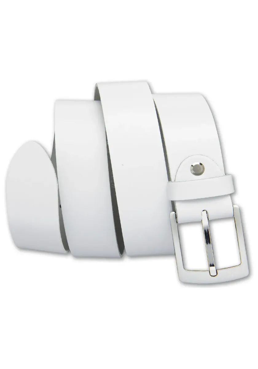 Ремень кожаный BERND GÖTZ, подтягивается из воловьей кожи, нужного размера. 120 см, белый 
Ремень кожаный BERND GÖTZ, подтягивается из воловьей кожи, нужного размера. 120 см, белый