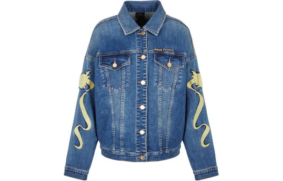 Джинсовая куртка женская синяя Armani Exchange
Джинсовая куртка женская синяя Armani Exchange