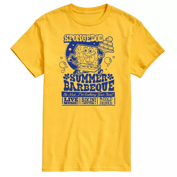 Мужская летняя футболка с принтом барбекю «Губка Боб Квадратные Штаны» Nickelodeon, желтый
Мужская летняя футболка с принтом барбекю «Губка Боб Квадратные Штаны» Nickelodeon, желтый