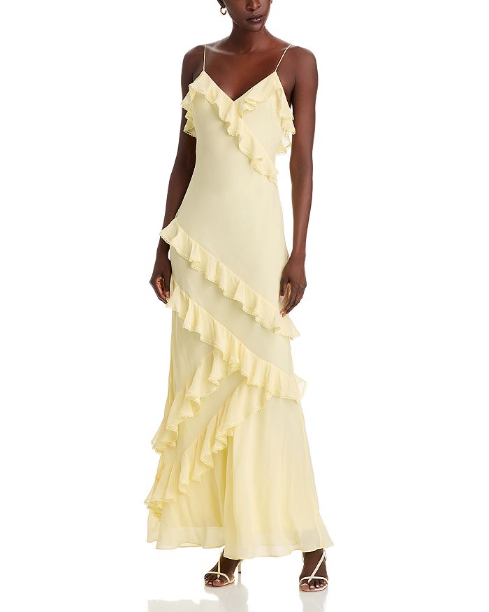 Платье Rialto с рюшами LoveShackFancy, желтый
Платье Rialto с рюшами LoveShackFancy, желтый