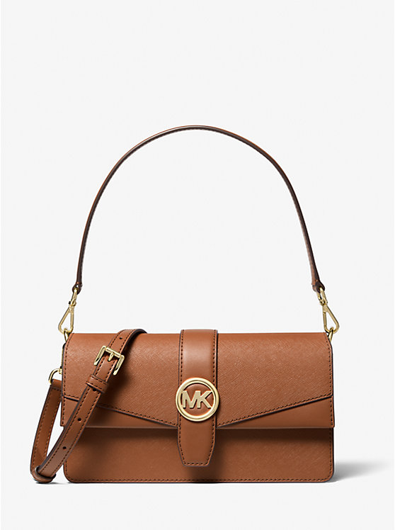 Сумка Greenwich среднего размера из сафьяновой кожи Michael Kors, коричневый
Сумка Greenwich среднего размера из сафьяновой кожи Michael Kors, коричневый