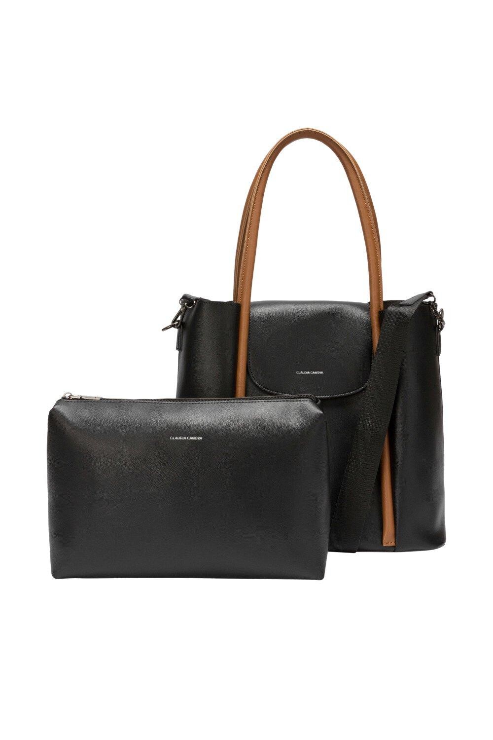 Большая сумка-тоут Raya Xl с двумя ремешками Claudia Canova, черный
Большая сумка-тоут Raya Xl с двумя ремешками Claudia Canova, черный