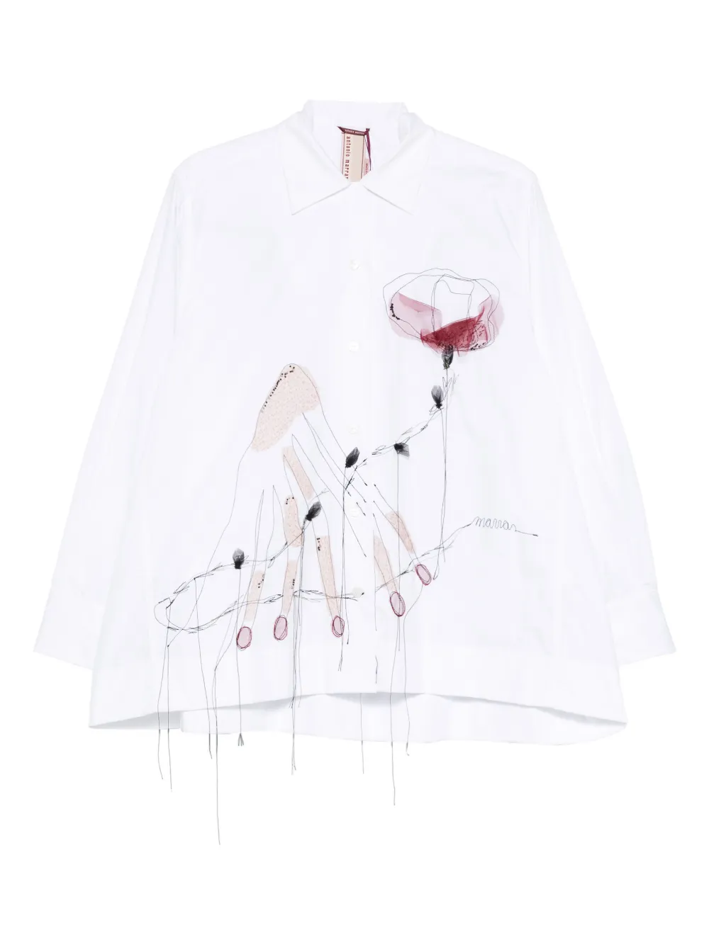 Рубашка с аппликацией Antonio Marras, белый
Рубашка с аппликацией Antonio Marras, белый