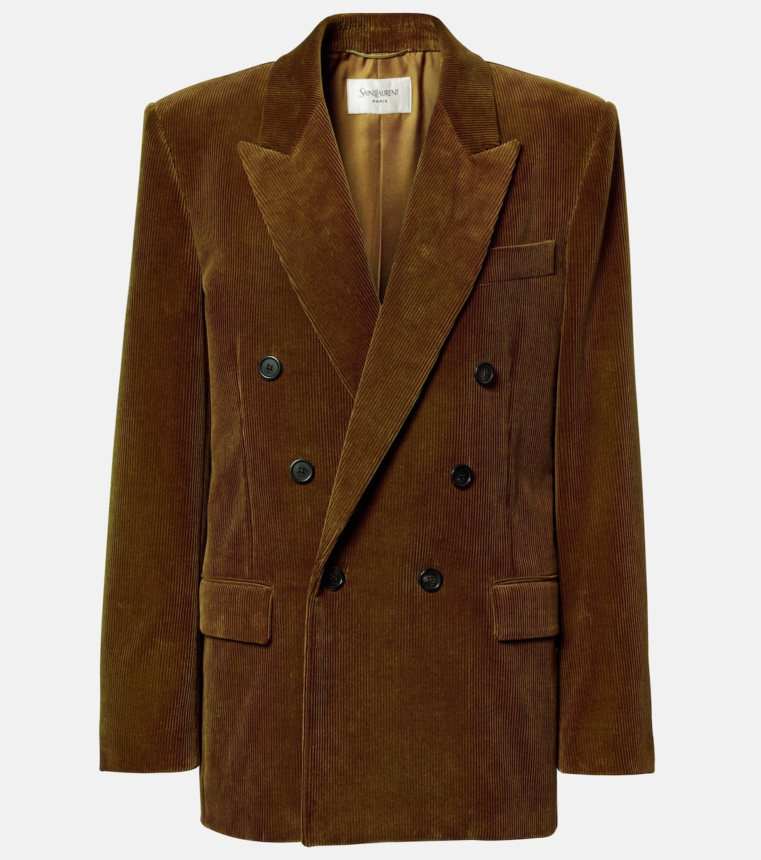 Хлопковый вельветовый блейзер Saint Laurent, Cognac
Хлопковый вельветовый блейзер Saint Laurent, Cognac