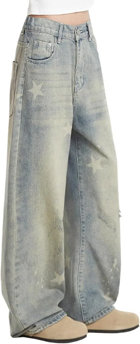 Винтажные джинсы Y2K с высокой талией и прямыми штанинами kakarin choyx
Винтажные джинсы Y2K с высокой талией и прямыми штанинами kakarin choyx