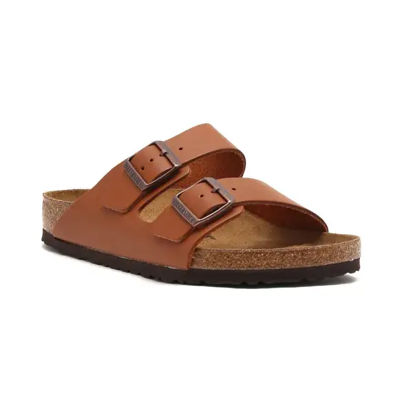 Кожаные тапочки «Аризона» Birkenstock, коричневый
Кожаные тапочки «Аризона» Birkenstock, коричневый