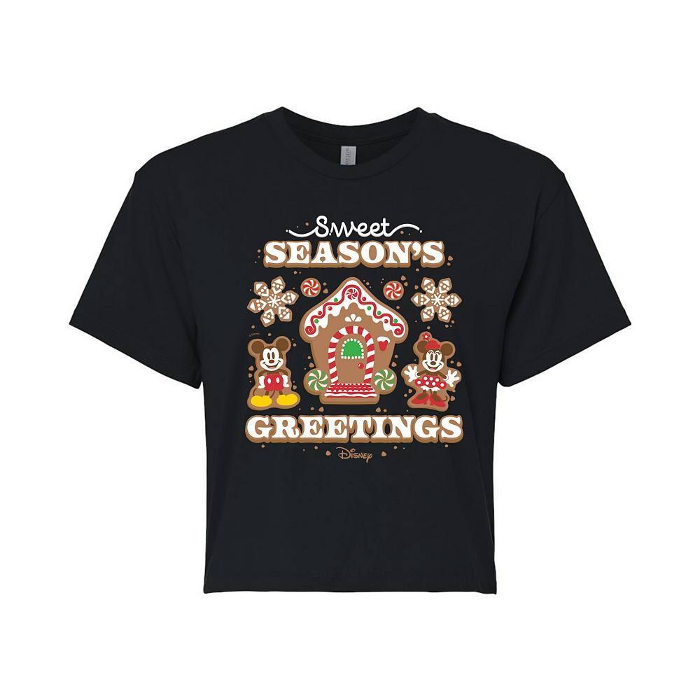 Укороченная футболка Disney's Mickey & Minnie Mouse Sweet Seasons Greetings для детей Licensed Character, черный
Укороченная футболка Disney's Mickey & Minnie Mouse Sweet Seasons Greetings для детей Licensed Character, черный