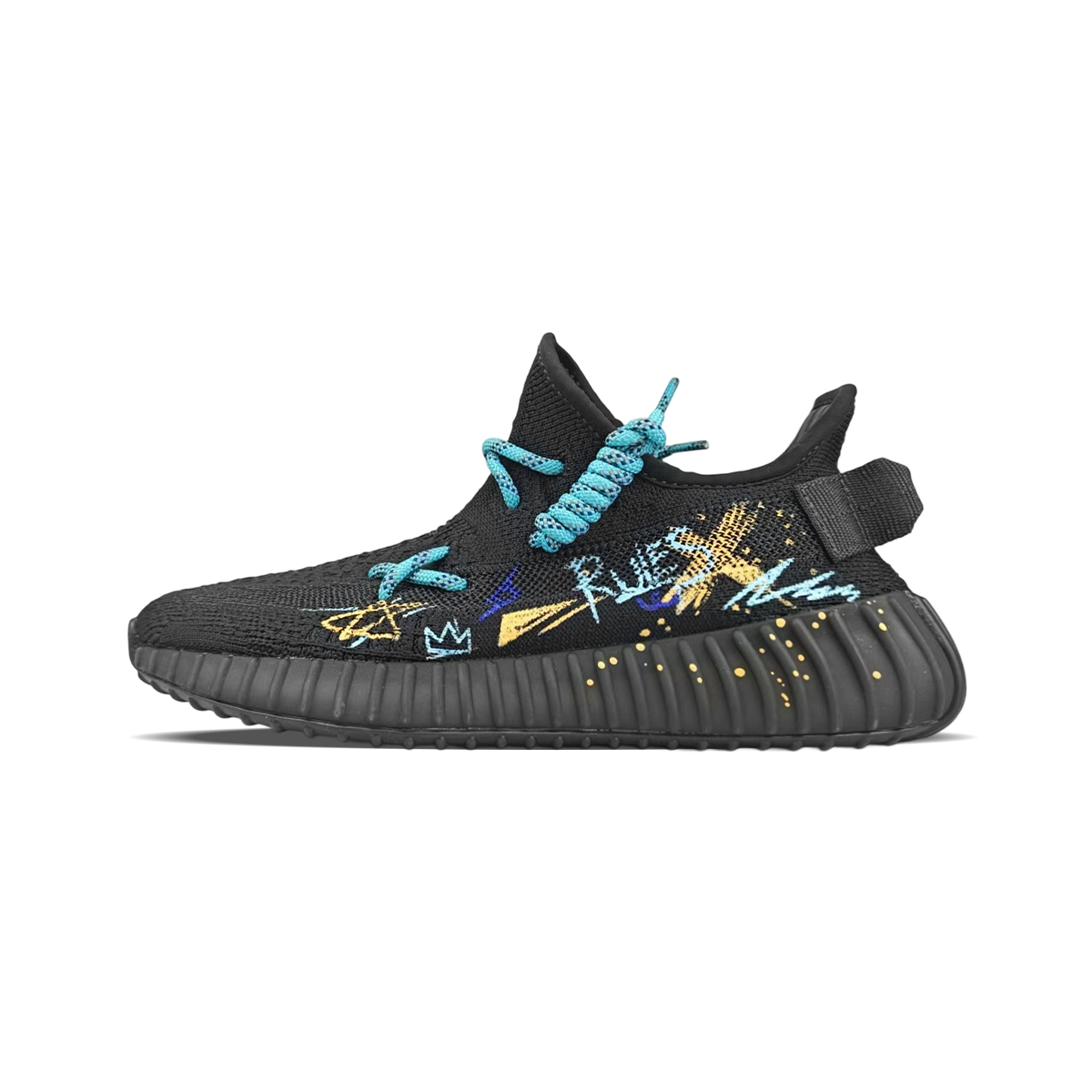 Adidas Originals Yeezy Boost 350 V2 повседневные кроссовки унисекс низкие черно-синие с желтым, цвет Black Blue Yellow
Adidas Originals Yeezy Boost 350 V2 повседневные кроссовки унисекс низкие черно-синие с желтым, цвет Black Blue Yellow