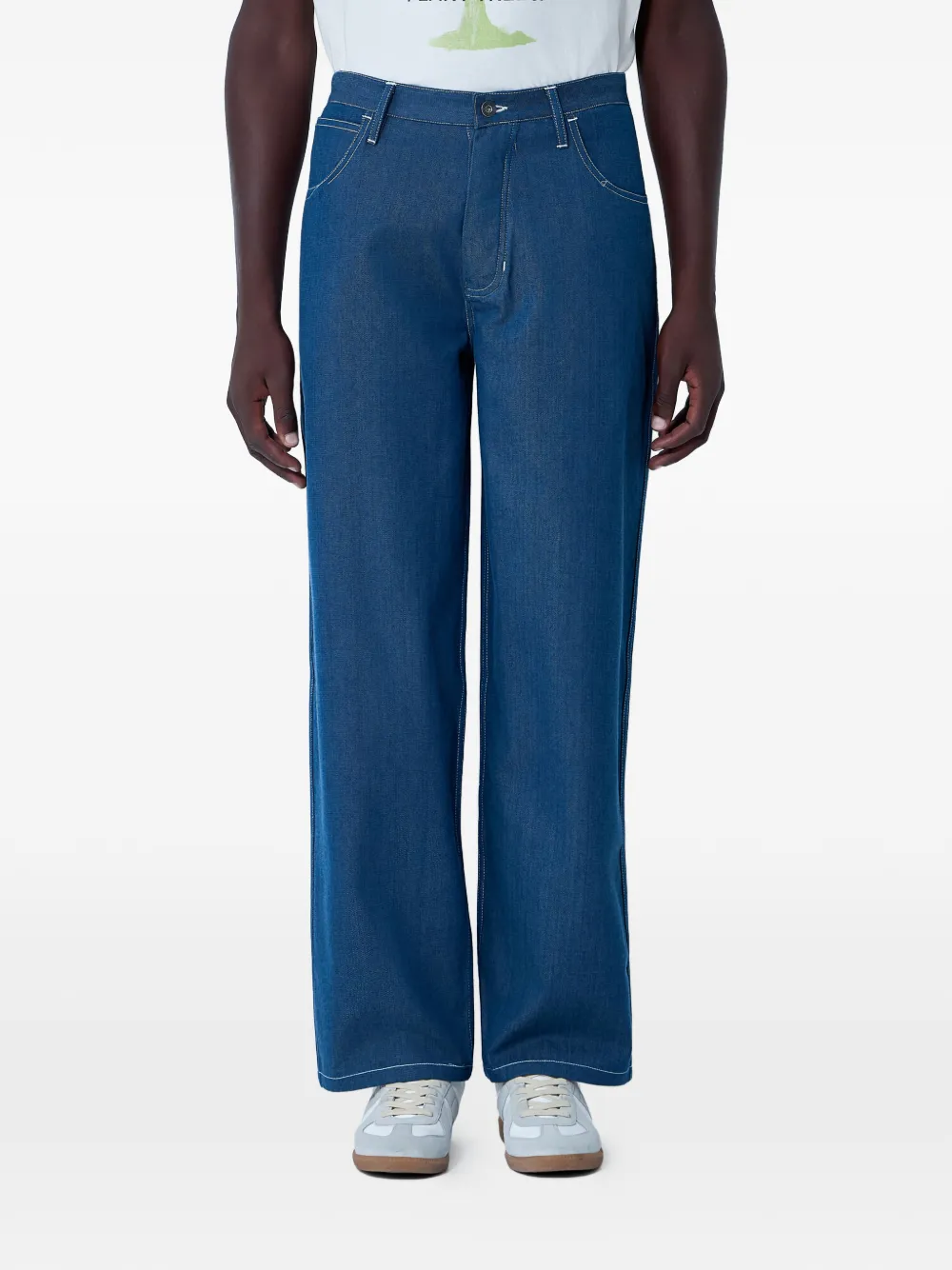 Джинсы с пятью карманами и шлевками для ремня Story Mfg., синий
Джинсы с пятью карманами и шлевками для ремня Story Mfg., синий