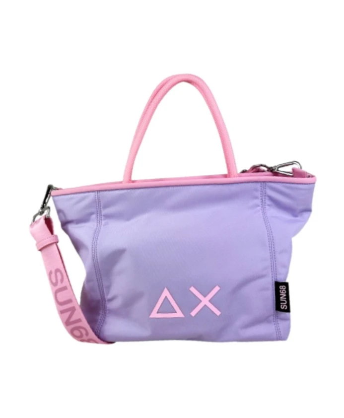 Сиреневая сумка-шоппер Sun68, фиолетовый
Сиреневая сумка-шоппер Sun68, фиолетовый