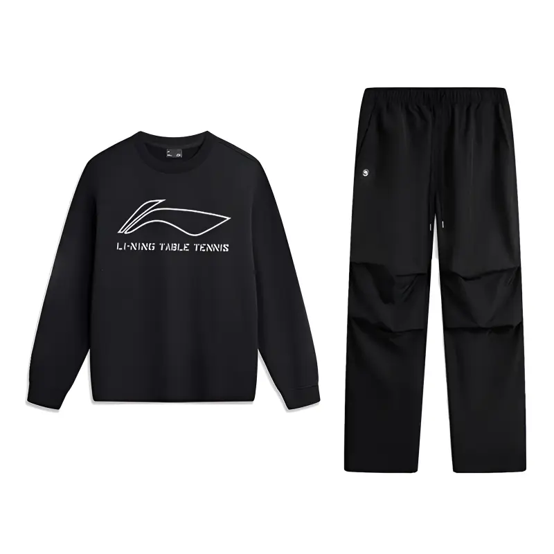 Li Ning Повседневная спортивная одежда унисекс Черный+Черный
Li Ning Повседневная спортивная одежда унисекс Черный+Черный