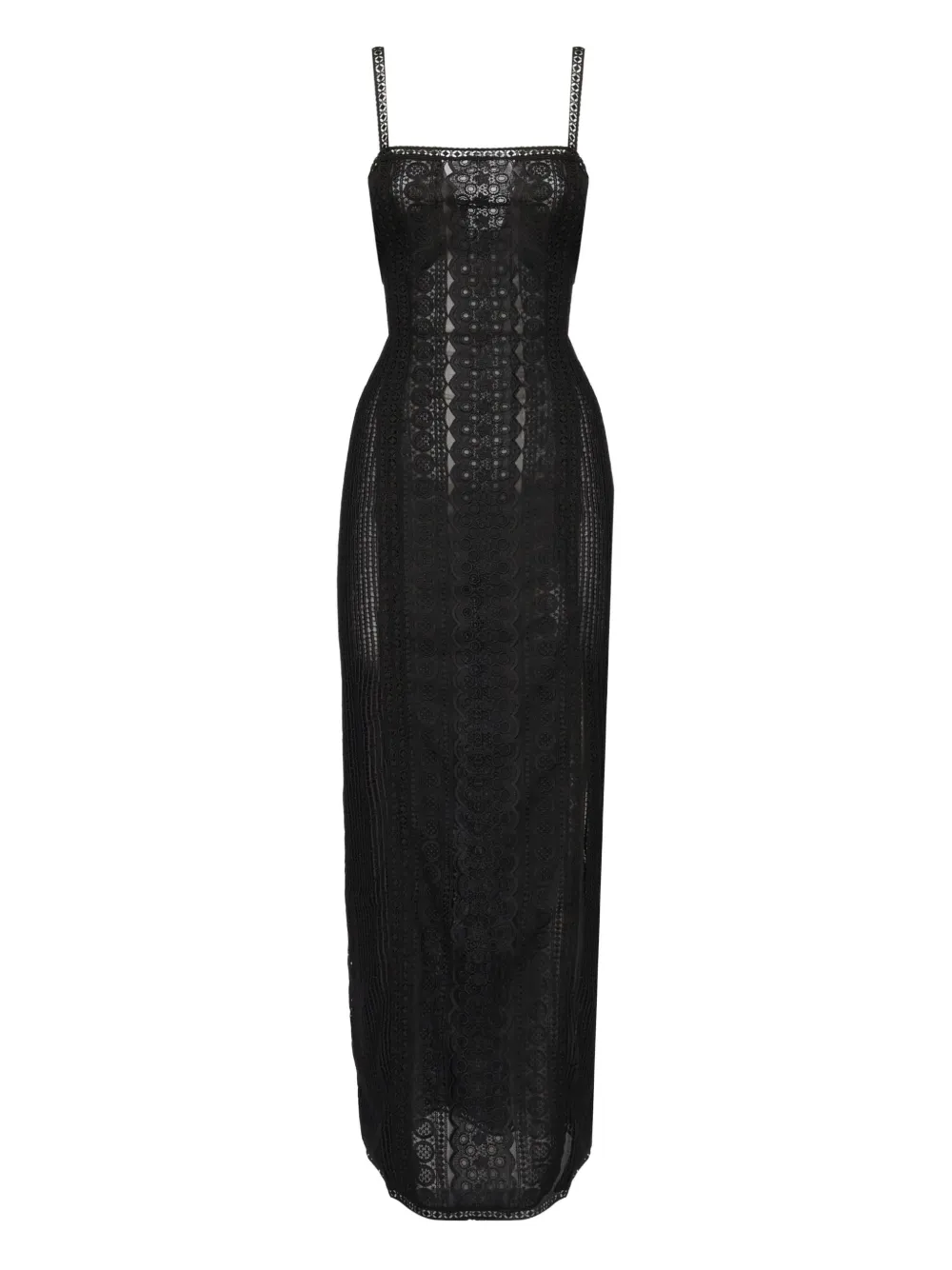 Платье макси с кружевной вставкой Charo Ruiz Ibiza, черный
Платье макси с кружевной вставкой Charo Ruiz Ibiza, черный