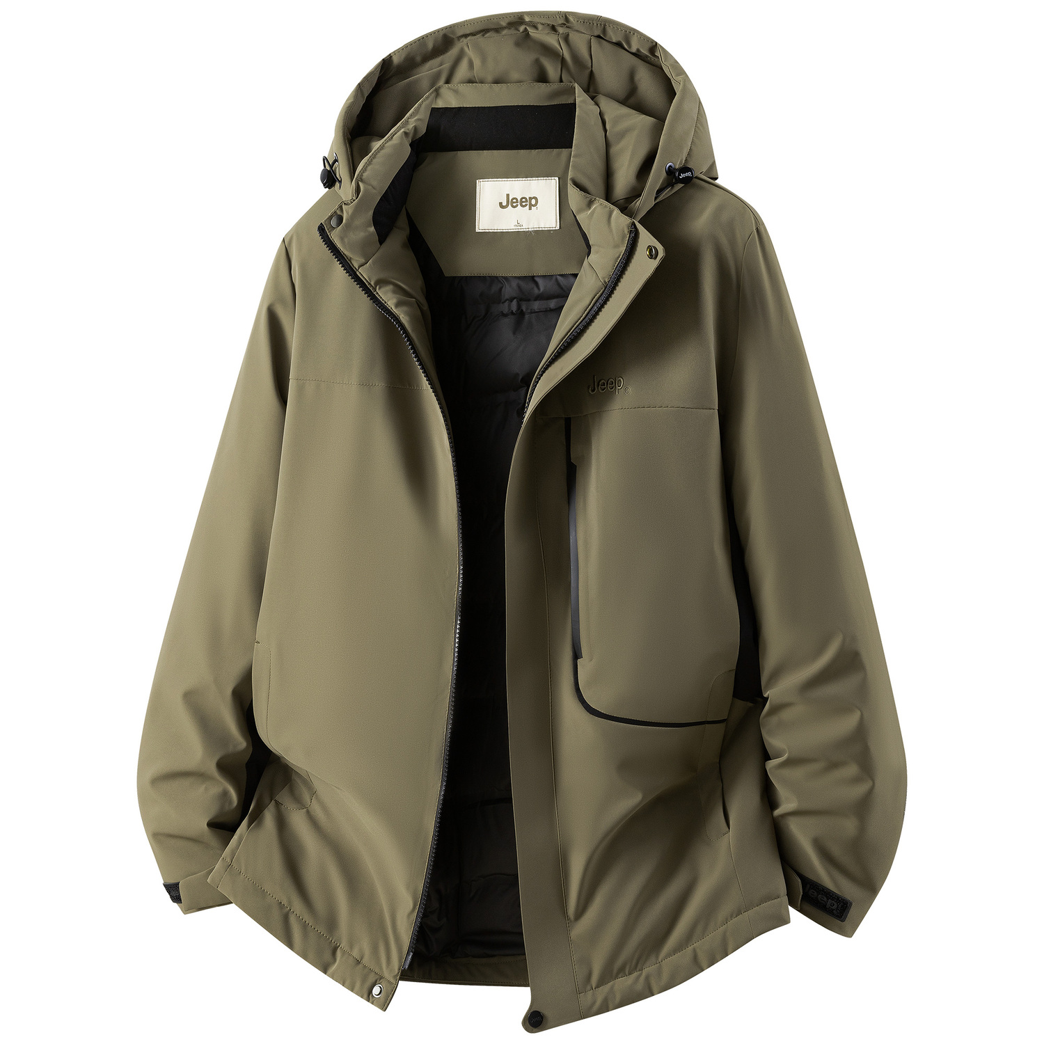 Куртка утепленная унисекс Outdoor Casual Jeep, темно-хаки
Куртка утепленная унисекс Outdoor Casual Jeep, темно-хаки