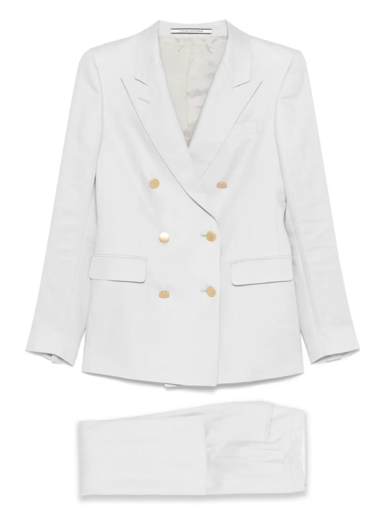 Льняной двубортный костюм Tagliatore, серый
Льняной двубортный костюм Tagliatore, серый