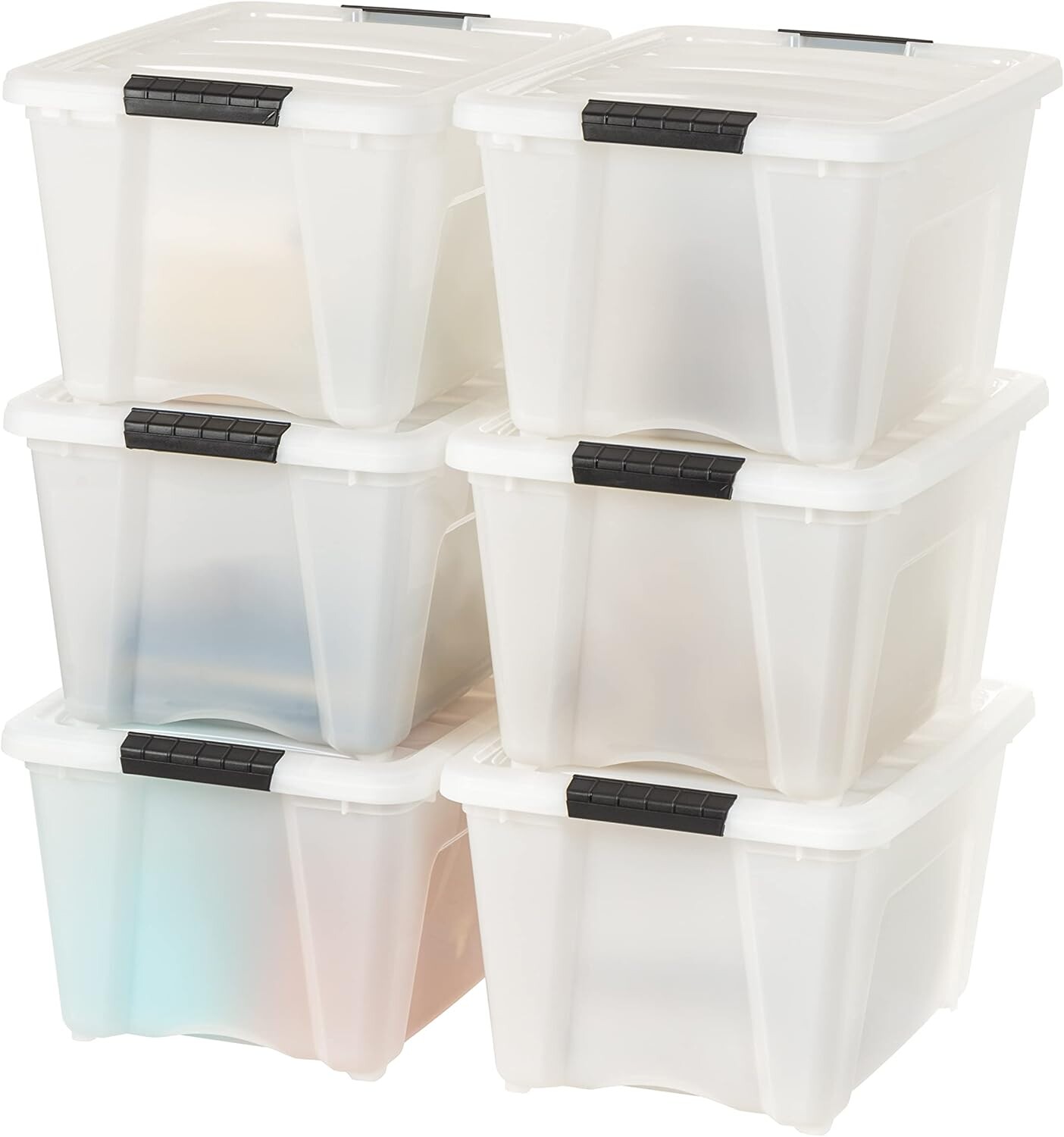 IRIS USA 32 Qt Штабелируемые пластиковые контейнеры для хранения с крышками, 6 упаковок — без бисфенола А, сделано в США — незаметное решение для организации, защелки, прочные встраиваемые контейнеры, надежная ручка — жемчуг, Pearl
IRIS USA 32 Qt Штабелируемые пластиковые контейнеры для хранения с крышками, 6 упаковок — без бисфенола А, сделано в США — незаметное решение для организации, защелки, прочные встраиваемые контейнеры, надежная ручка — жемчуг, Pearl
