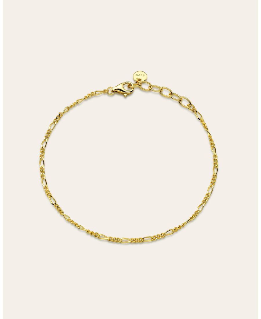 Браслет-цепочка Mini Figaro Zoe Lev, Yellow gold vermeil
Браслет-цепочка Mini Figaro Zoe Lev, Yellow gold vermeil