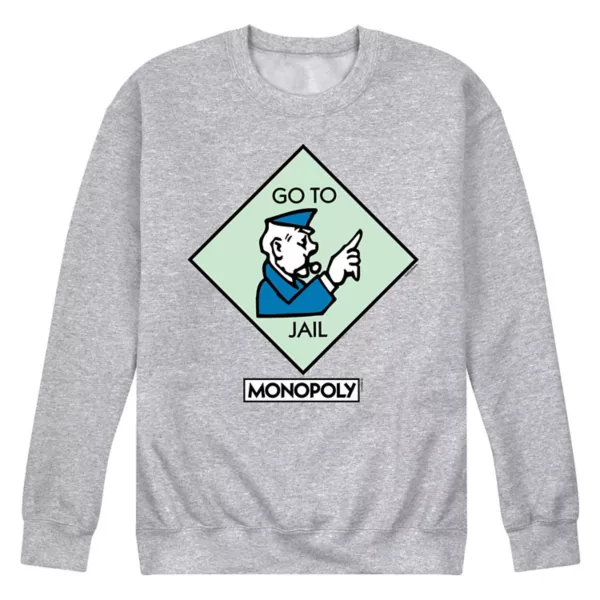 Мужская квадратная флисовая толстовка с надписью «Монополия идет в тюрьму» Licensed Character, серый
Мужская квадратная флисовая толстовка с надписью «Монополия идет в тюрьму» Licensed Character, серый