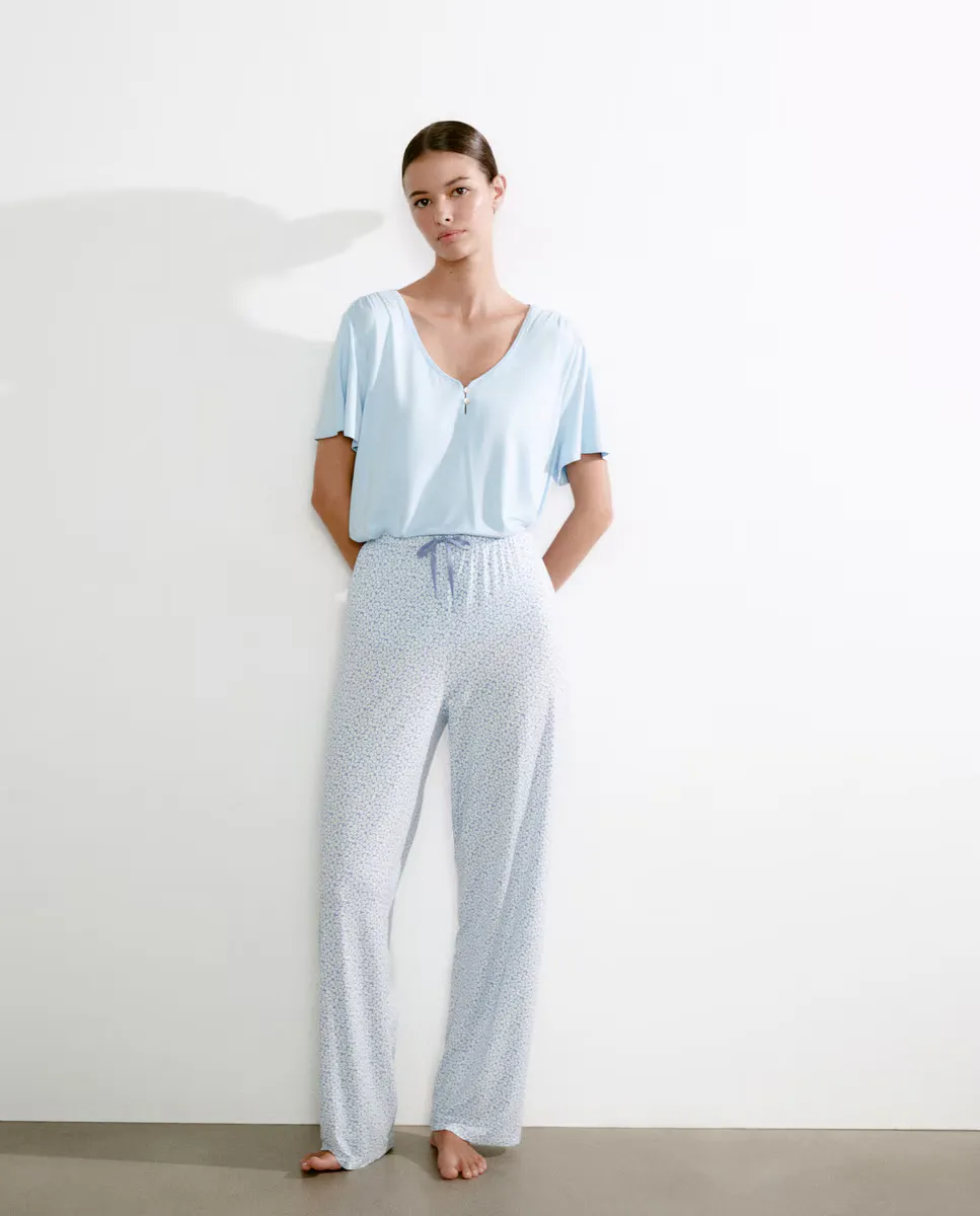 Длинные брюки с поясом и пуллером Énfasis, белый
Длинные брюки с поясом и пуллером Énfasis, белый