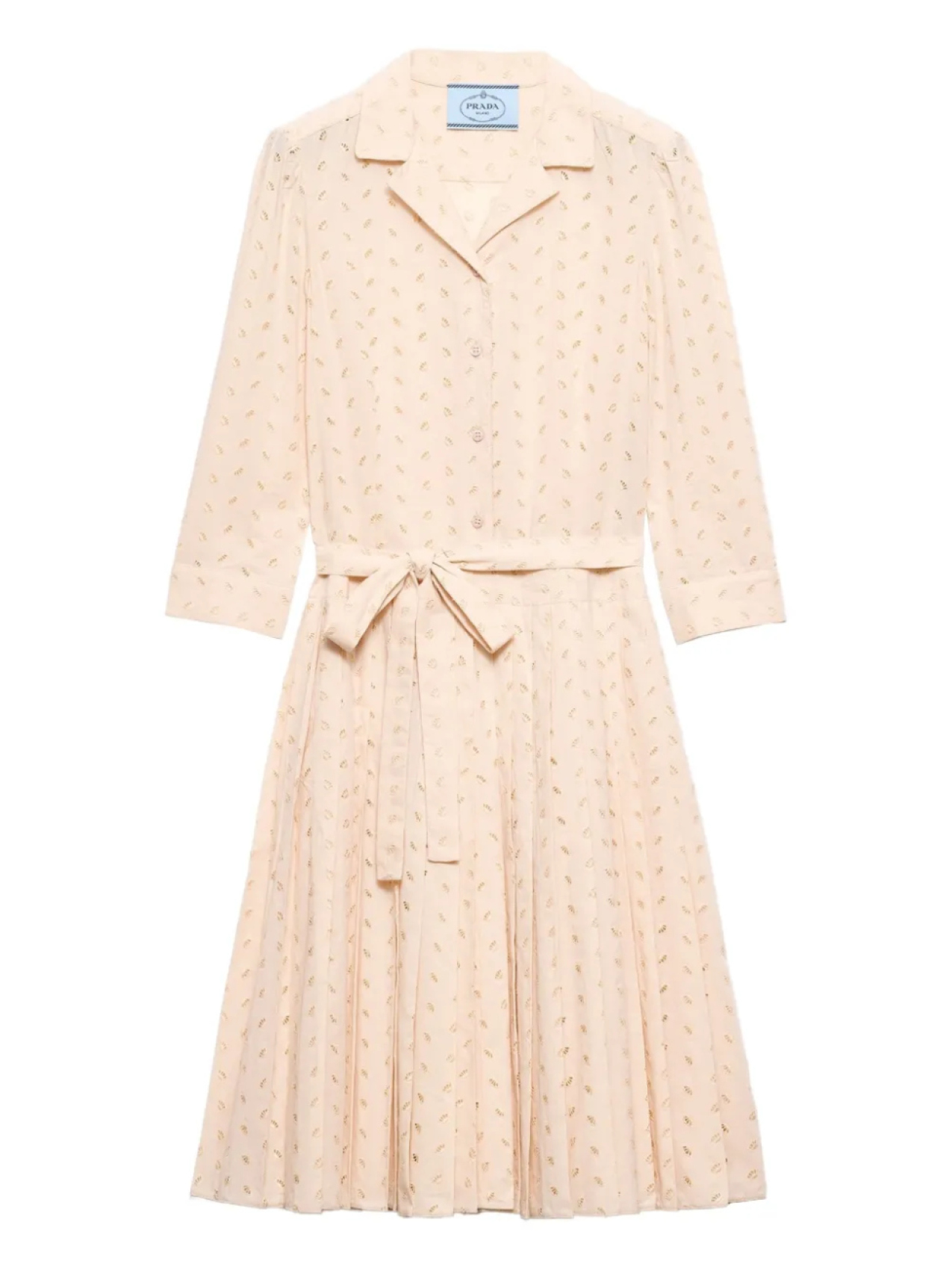 Платье миди из хлопка Prada, розовый
Платье миди из хлопка Prada, розовый