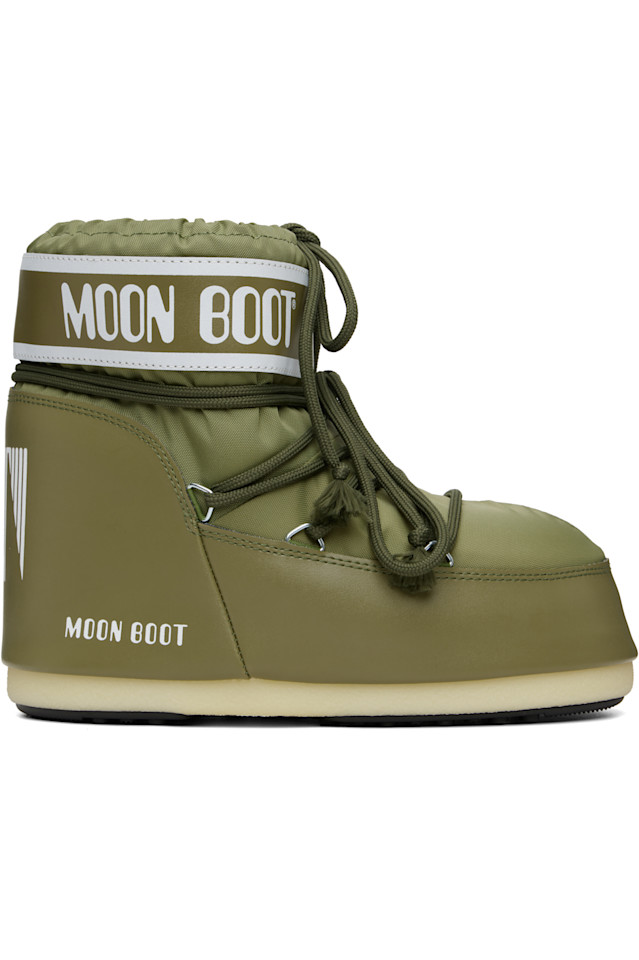 Нейлоновые низкие ботинки Icon Moon Boot, хаки
Нейлоновые низкие ботинки Icon Moon Boot, хаки
