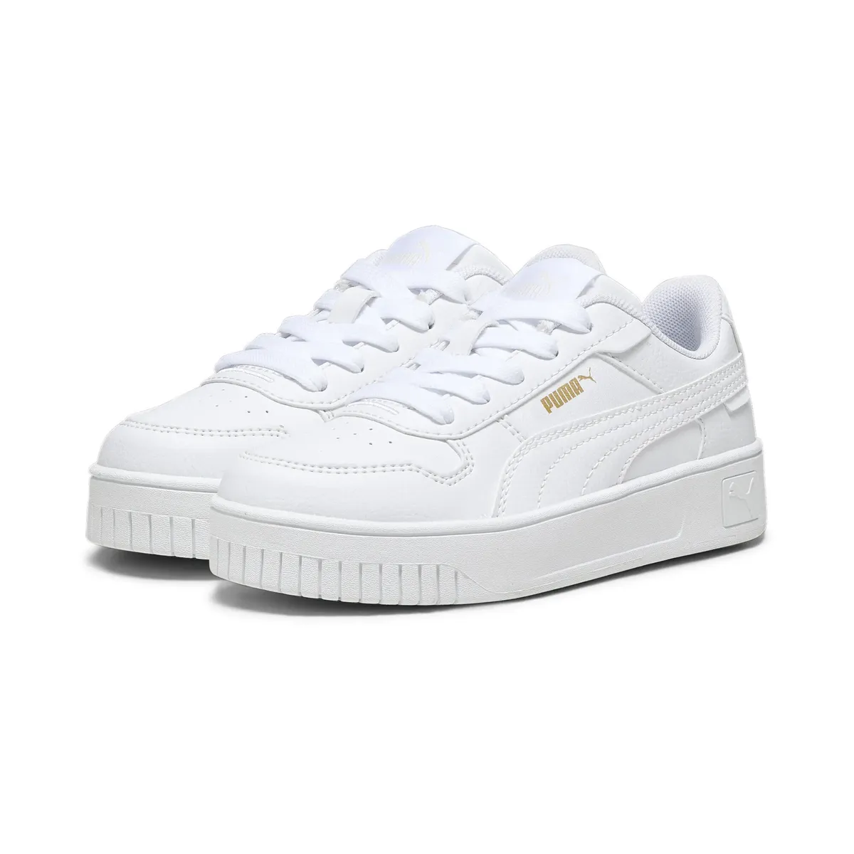 Кроссовки PUMA "Carina Street Sneakers Girls", цвет White Gold 
Кроссовки PUMA "Carina Street Sneakers Girls", цвет White Gold