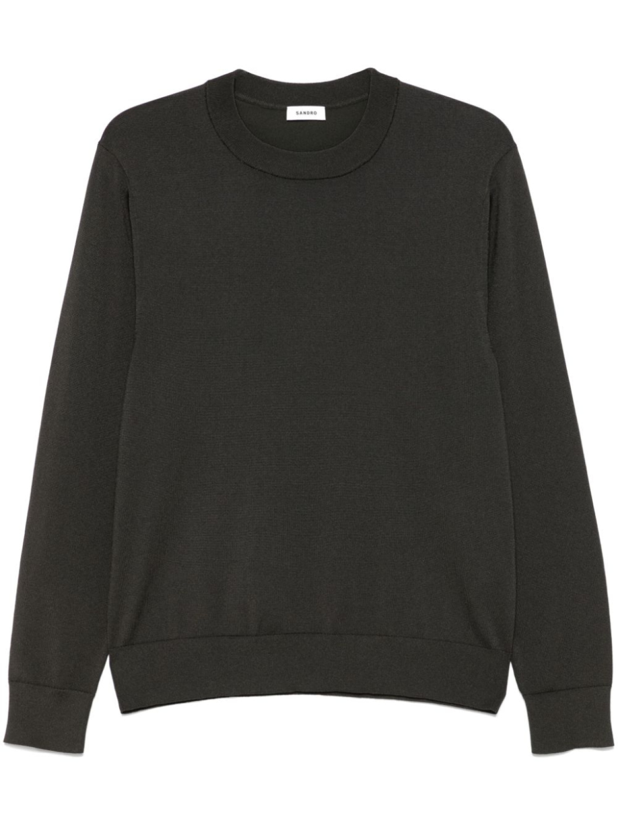 SANDRO свитер с круглым вырезом, коричневый 
SANDRO свитер с круглым вырезом, коричневый