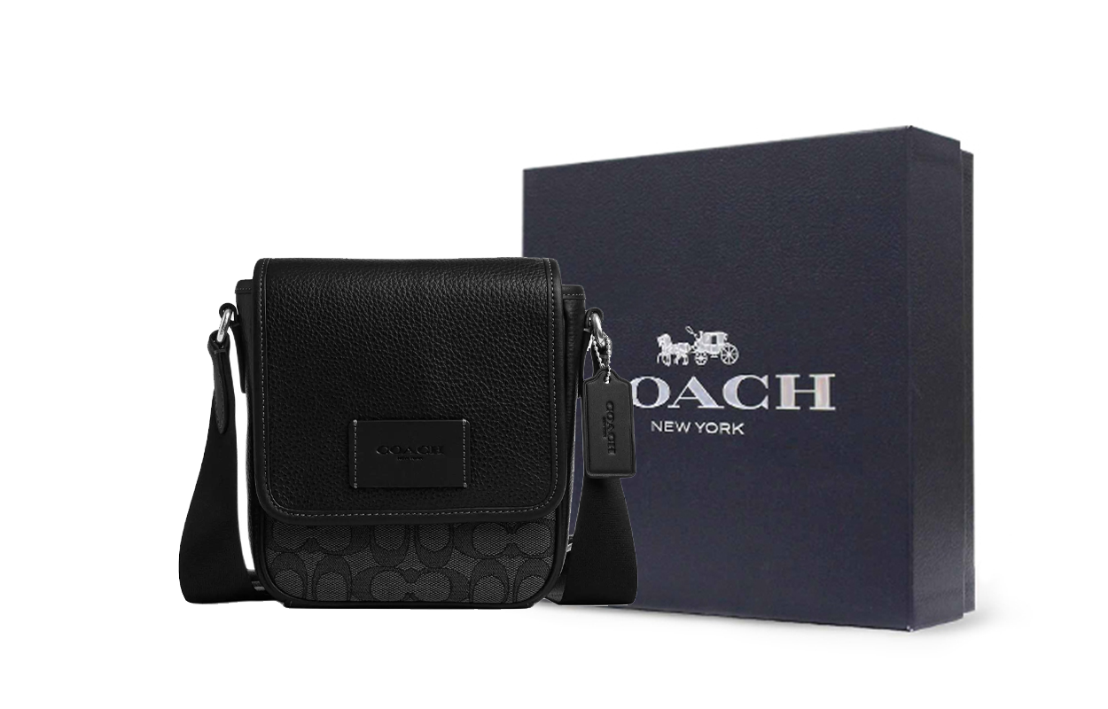 COACH Сумка через плечо Lucas Signature Smooth Calfskin, мини кроссбоди мужская black
COACH Сумка через плечо Lucas Signature Smooth Calfskin, мини кроссбоди мужская black