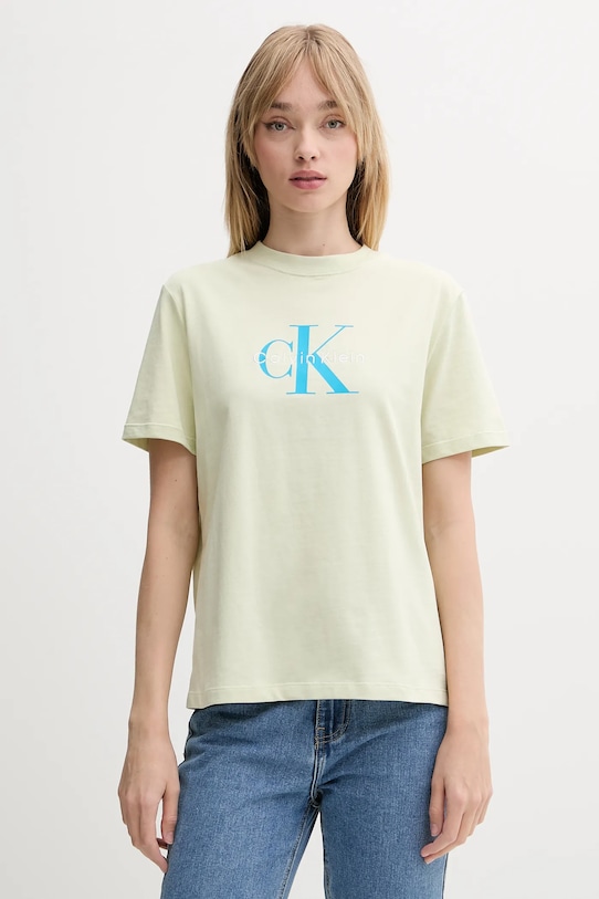 Хлопковая футболка Calvin Klein Jeans, зеленый
Хлопковая футболка Calvin Klein Jeans, зеленый