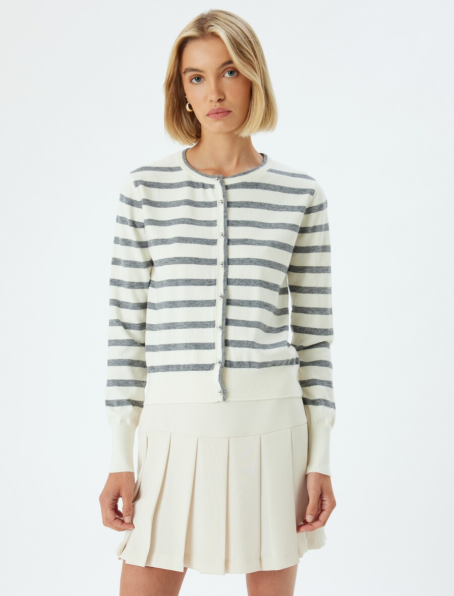 Вязаный кардиган Koton, темно-серый
Вязаный кардиган Koton, темно-серый