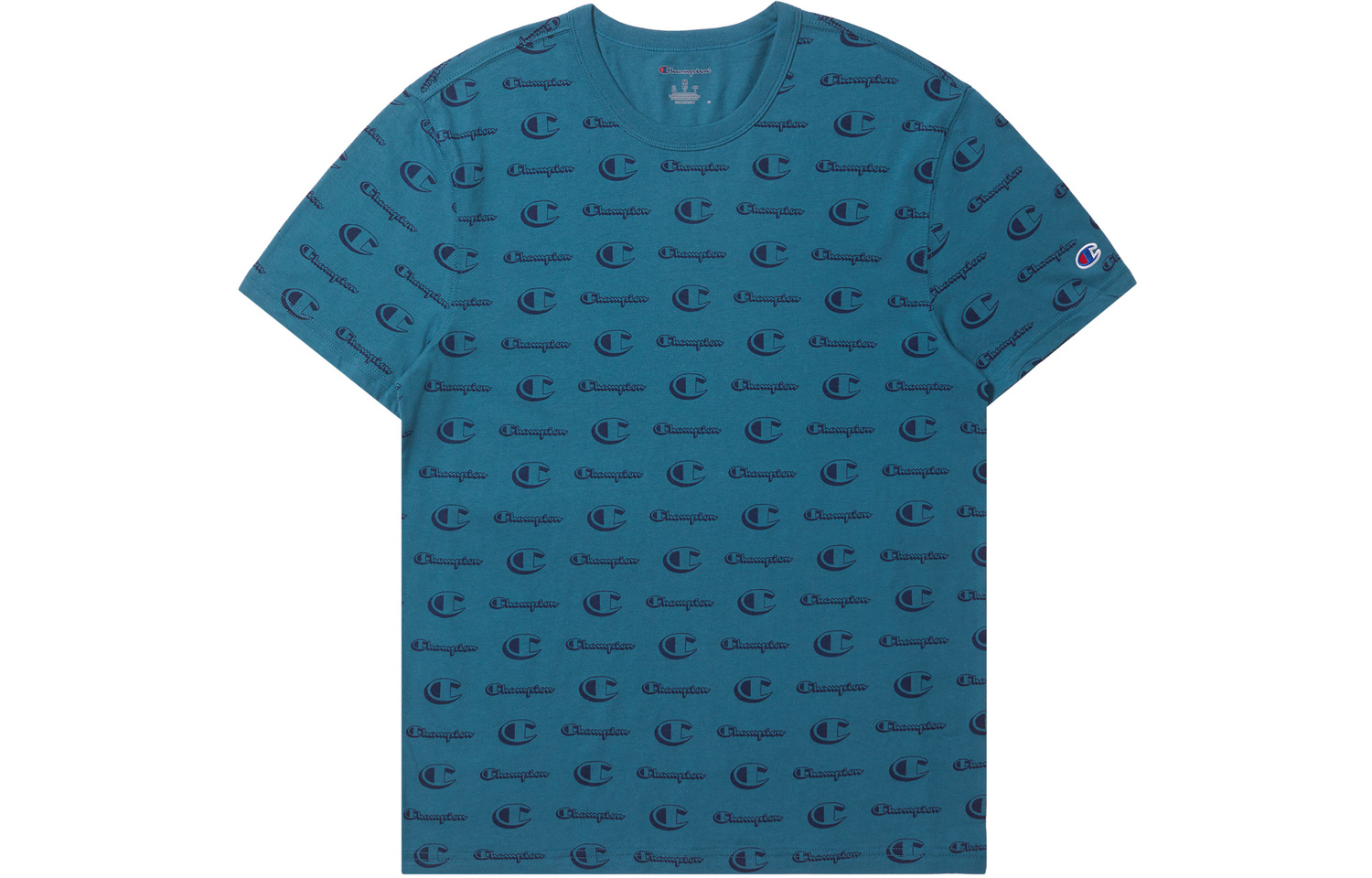 Футболка унисекс Champion, принт по всей поверхности зеленый
Футболка унисекс Champion, принт по всей поверхности зеленый