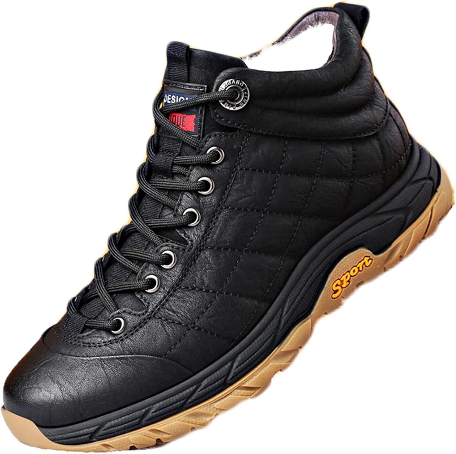 Мужские короткие кожаные ботинки Yiozoi, высокие, на шнуровке, рабочие, зимние, водонепроницаемые, теплые с бархатом, повседневные мужские зимние ботинки до щиколотки, противоскользящие, черный
Мужские короткие кожаные ботинки Yiozoi, высокие, на шнуровке, рабочие, зимние, водонепроницаемые, теплые с бархатом, повседневные мужские зимние ботинки до щиколотки, противоскользящие, черный