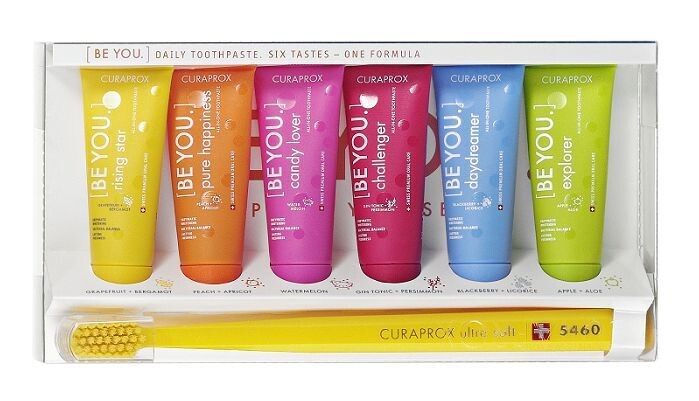 Curaprox Be You Six Taste Pack Зубная паста, 60 ml
Curaprox Be You Six Taste Pack Зубная паста, 60 ml