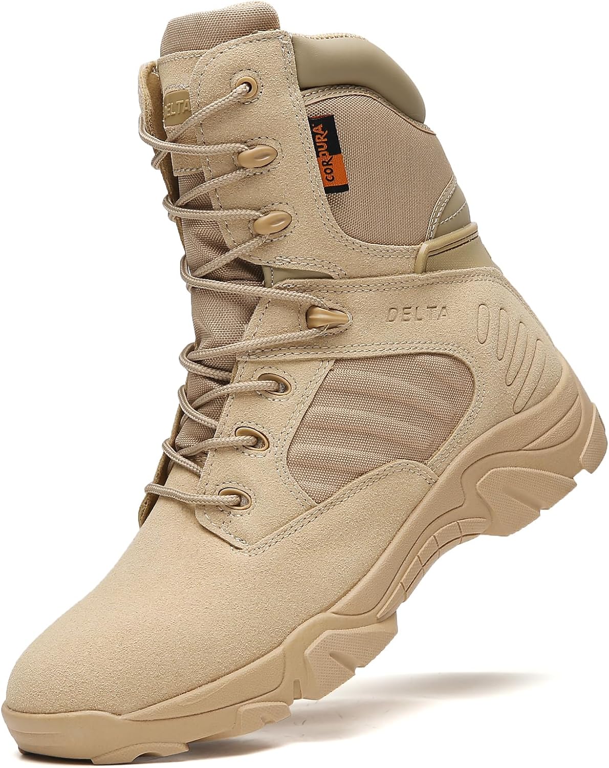 Тактические ботинки Kervaky для мужчин, водонепроницаемые, военные боевые ботинки с боковой молнией, армейские ботинки для джунглей и пустыни, бежевый
Тактические ботинки Kervaky для мужчин, водонепроницаемые, военные боевые ботинки с боковой молнией, армейские ботинки для джунглей и пустыни, бежевый