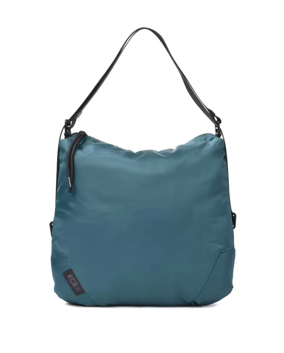 Средняя пышная многопозиционная сумка на плечо в цвете бензин Kcb, синий
Средняя пышная многопозиционная сумка на плечо в цвете бензин Kcb, синий