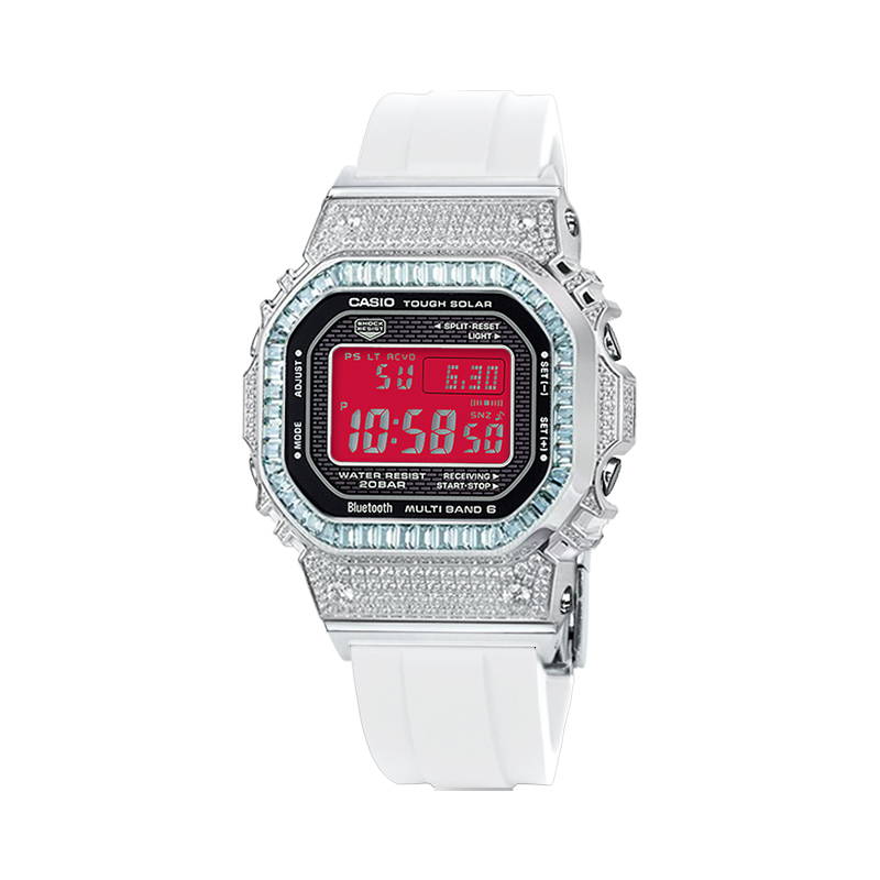 Часы Casio G-Shock Full Metal GMW-B5000 Series, смола, арт. GMW-B5000D-1, слоновая кость/синий ледяной
Часы Casio G-Shock Full Metal GMW-B5000 Series, смола, арт. GMW-B5000D-1, слоновая кость/синий ледяной