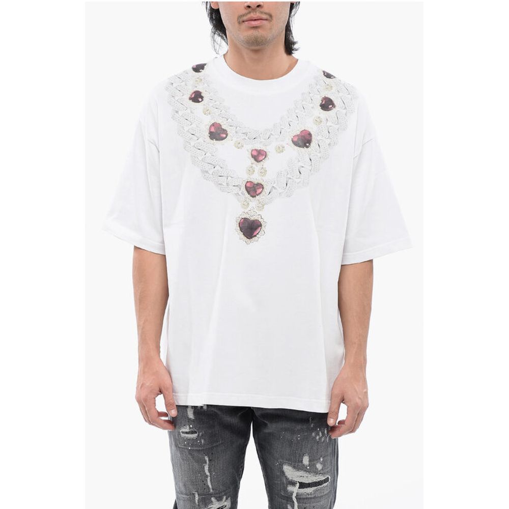 Футболка свободного кроя с принтом ожерелья John Richmond, White
Футболка свободного кроя с принтом ожерелья John Richmond, White