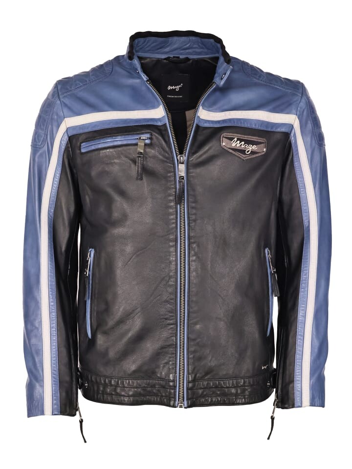 Кожаная куртка Maze 4202191, цвет black/blue, Черный, Кожаная куртка Maze 4202191, цвет black/blue 
Кожаная куртка Maze 4202191, цвет black/blue, Черный, Кожаная куртка Maze 4202191, цвет black/blue