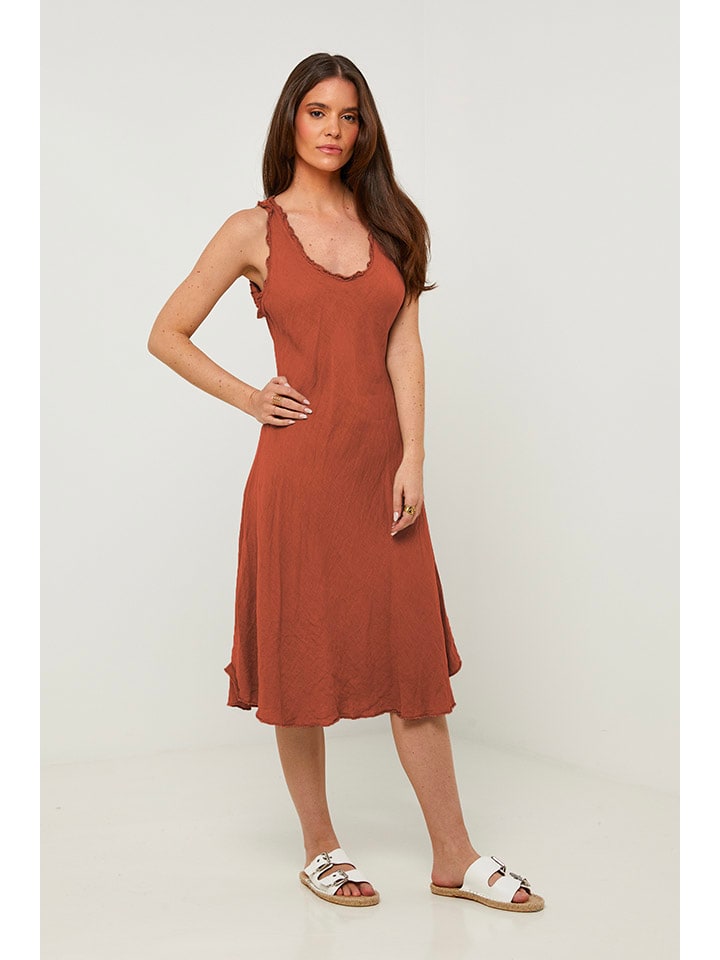 Платье до колена Rodier Lin, светло-коричневый
Платье до колена Rodier Lin, светло-коричневый