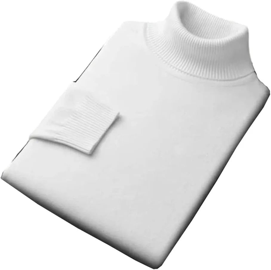 Мужской вязаный свитер-водолазка с длинным рукавом
Мужской вязаный свитер-водолазка с длинным рукавом