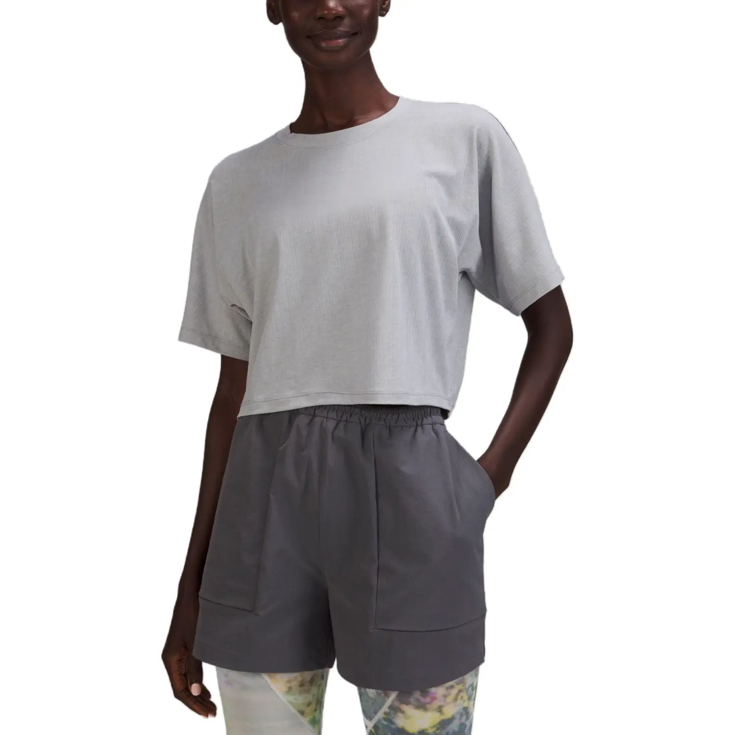 Футболка LAB Collection обычная женская серая Lululemon
Футболка LAB Collection обычная женская серая Lululemon